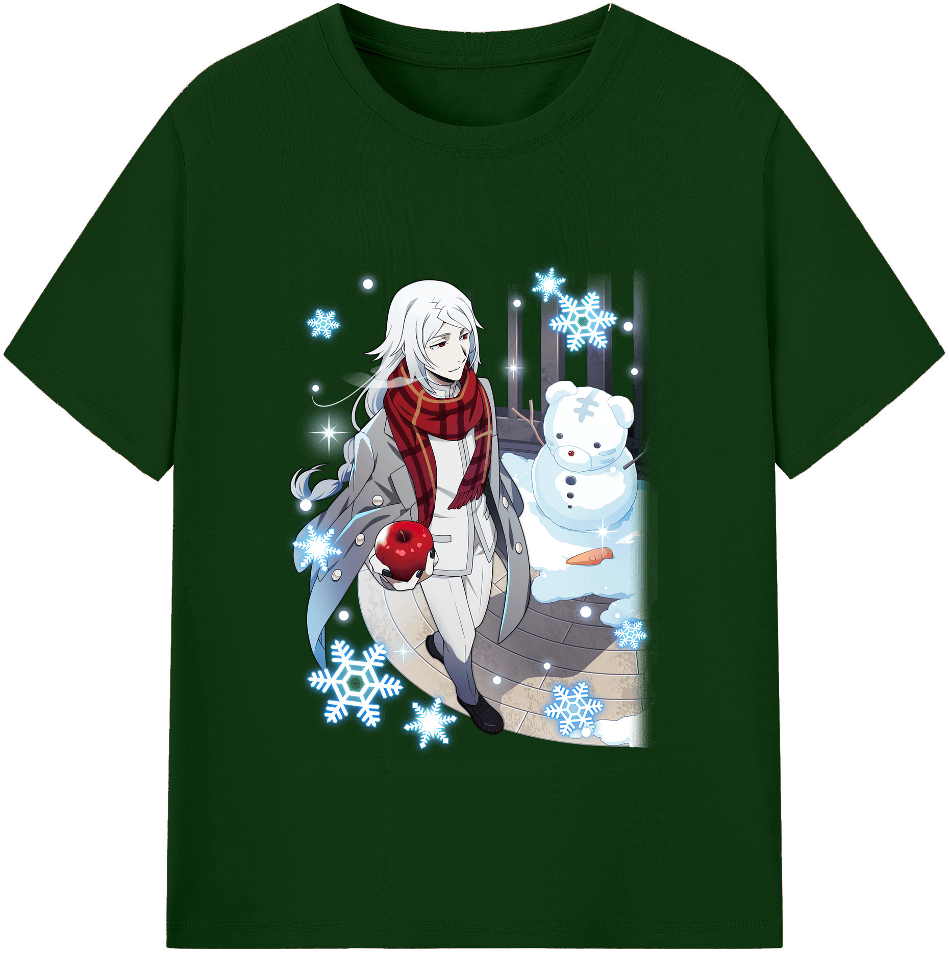 （画像用） 文豪ストレイドッグス Bungo Stray Dogs 綿100％半袖Tシャツ（フロントプリント）